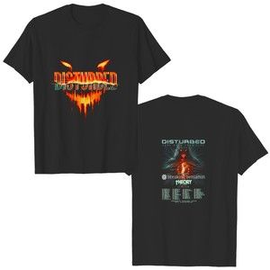 Disturbed Band Shirt Take Back Your Life Tour Shirts 2 Sided Unisex Shirt